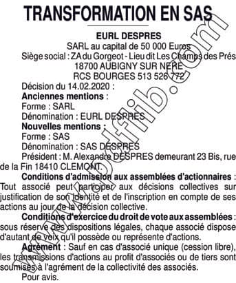 Contenu publication