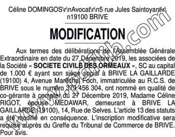 Contenu publication