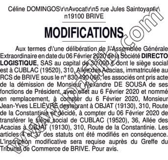 Contenu publication