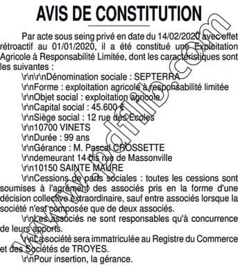 Contenu publication