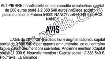Contenu publication