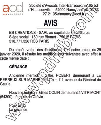Contenu publication