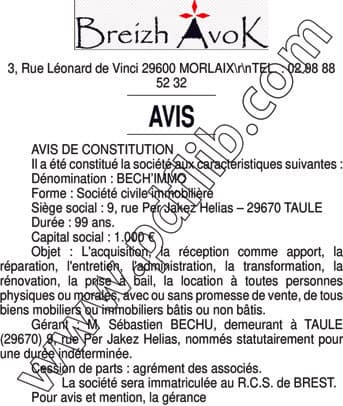 Contenu publication