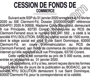 Contenu publication