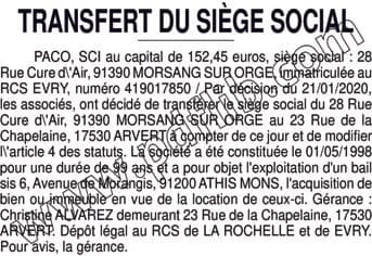 Contenu publication