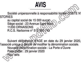 Contenu publication