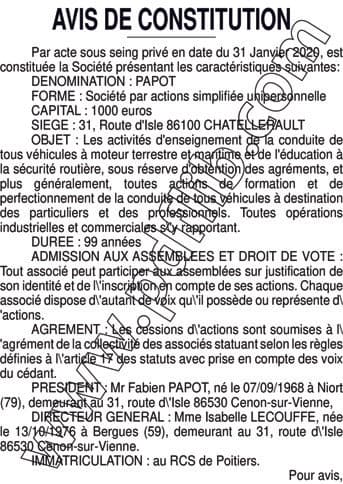 Contenu publication