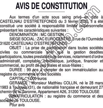 Contenu publication