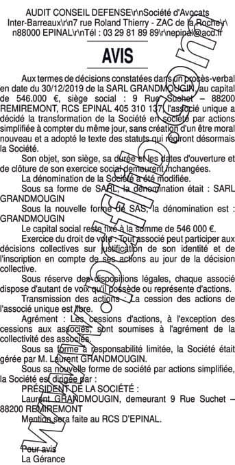 Contenu publication