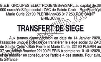 Contenu publication