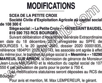 Contenu publication
