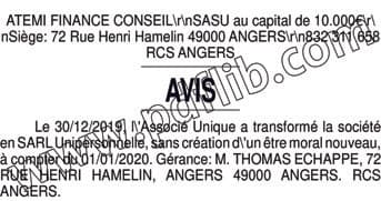 Contenu publication
