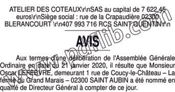 Contenu publication