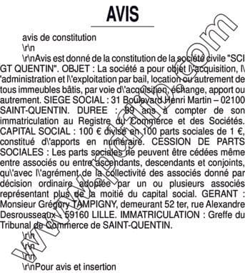 Contenu publication