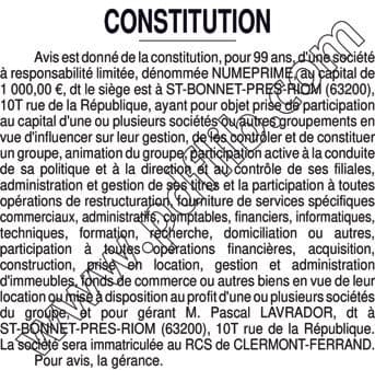 Contenu publication