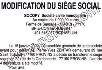 Contenu publication
