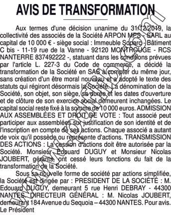 Contenu publication