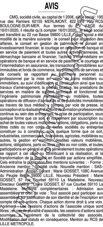 Contenu publication