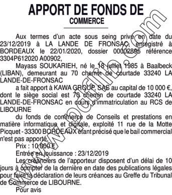 Contenu publication