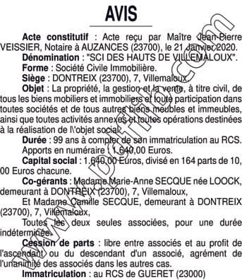 Contenu publication