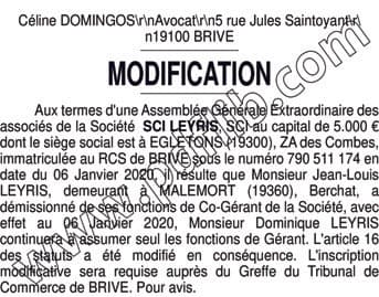 Contenu publication