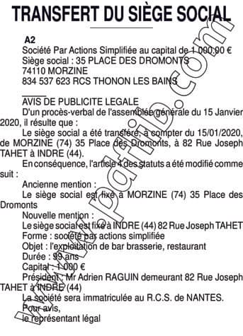Contenu publication
