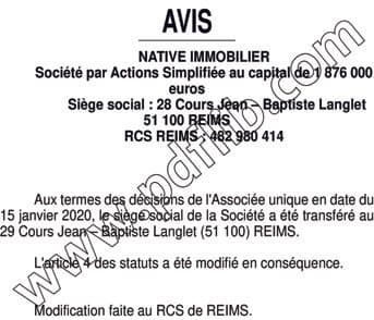Contenu publication