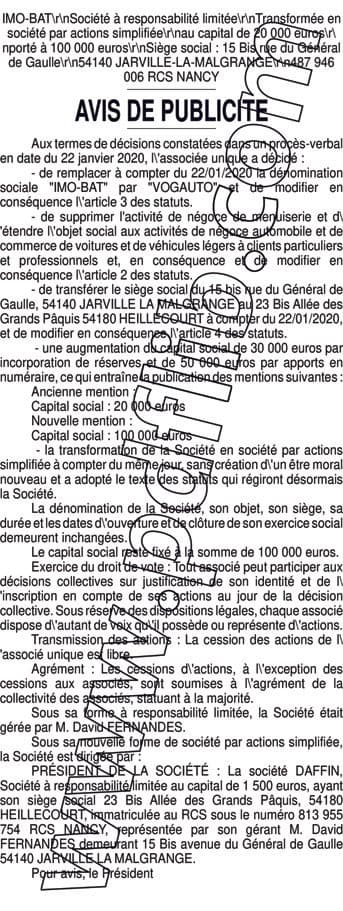 Contenu publication