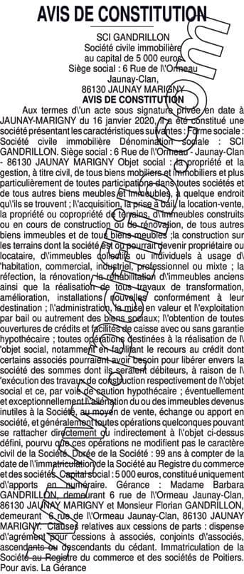 Contenu publication