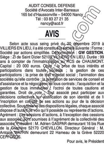 Contenu publication