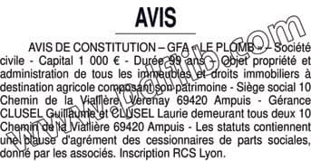 Contenu publication