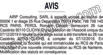 Contenu publication