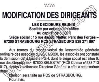 Contenu publication