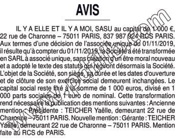 Contenu publication