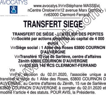 Contenu publication