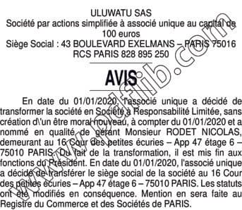 Contenu publication