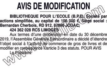 Contenu publication