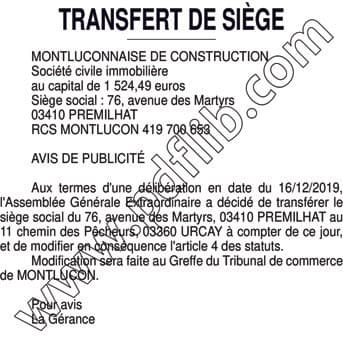 Contenu publication