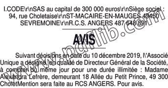 Contenu publication