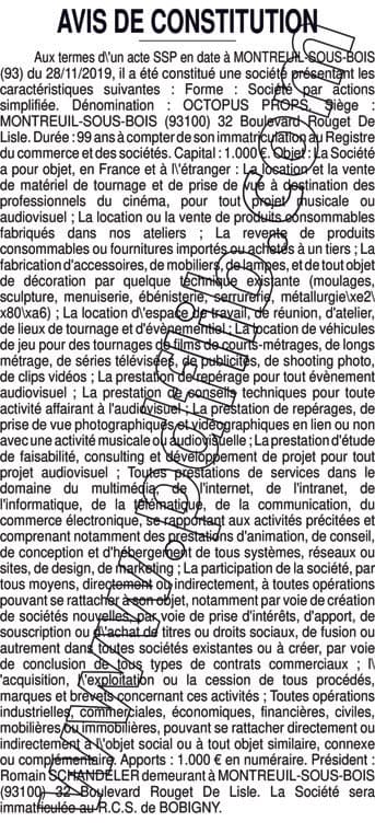 Contenu publication