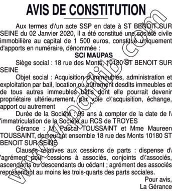 Contenu publication