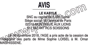 Contenu publication