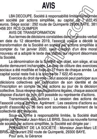 Contenu publication