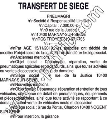 Contenu publication