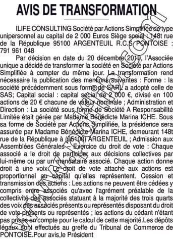 Contenu publication