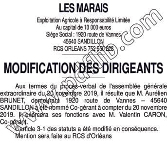 Contenu publication