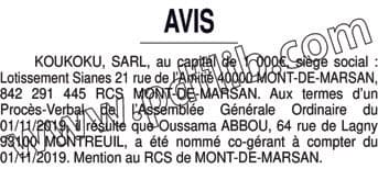 Contenu publication