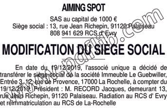 Contenu publication