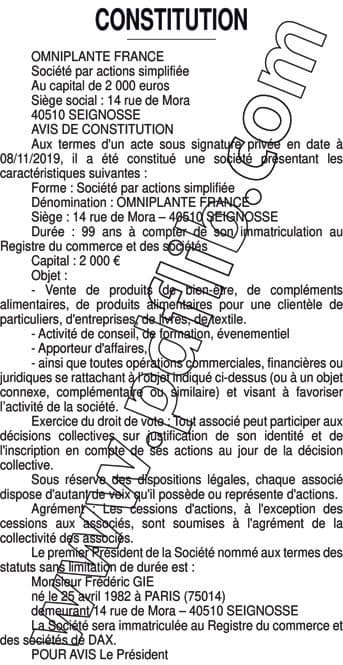Contenu publication