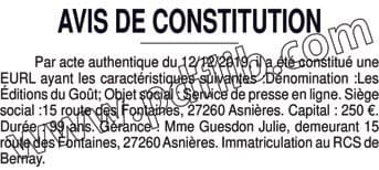 Contenu publication